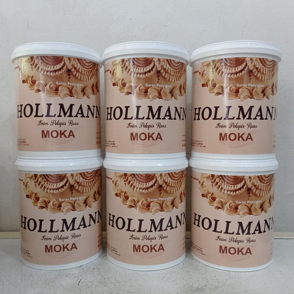 

Hollmann butter cream rasa moka 350 gram | hollman butter cream | butter cream siap pakai | butter cream