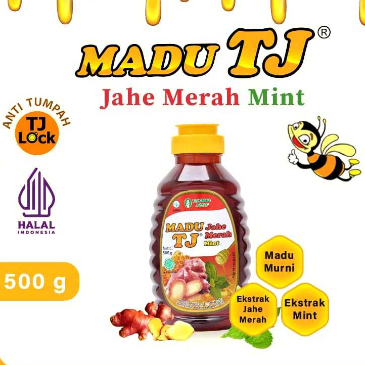 

Madu TJ Jahe Merah Mint 500gr / Madu TJ Jahe Merah