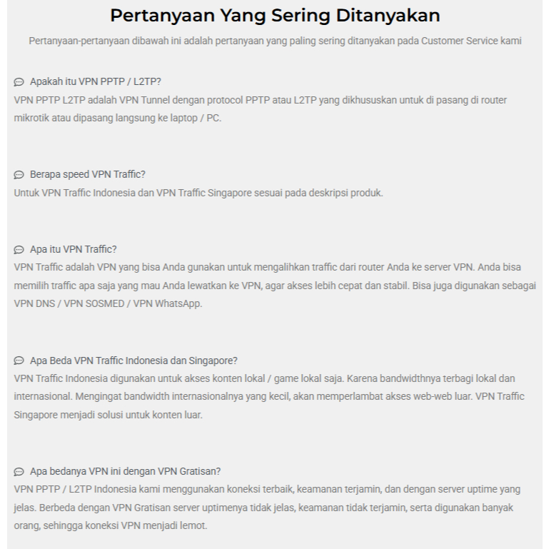 VPN TRAFFIC L2TP SERVER ID SG