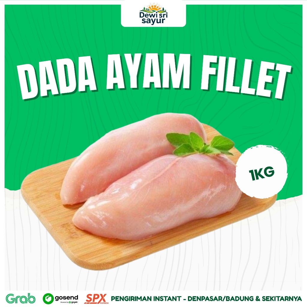 

Dada Ayam Fillet 1kg – Dewi Sri Sayur