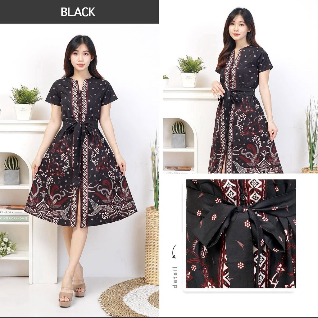 Dress batik Z996 black