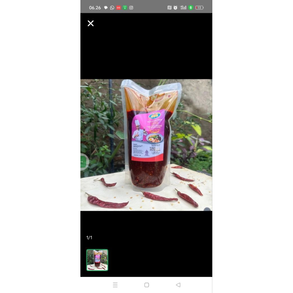 

BSB Mala Chili Oil pouch 500 gram