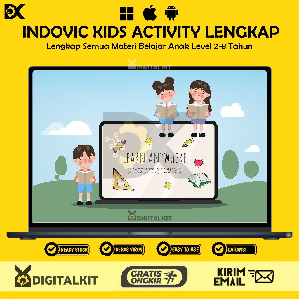 [T0163] KUMON PAKET LENGKAP Semua Level Usia 2-8 THN ready print