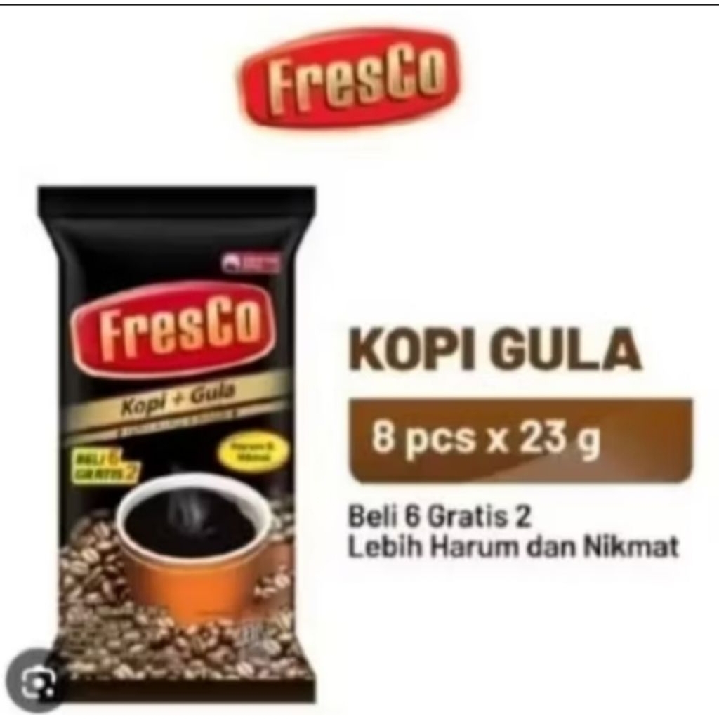 

kopi Fresco 1 renceng isi 8 pcs