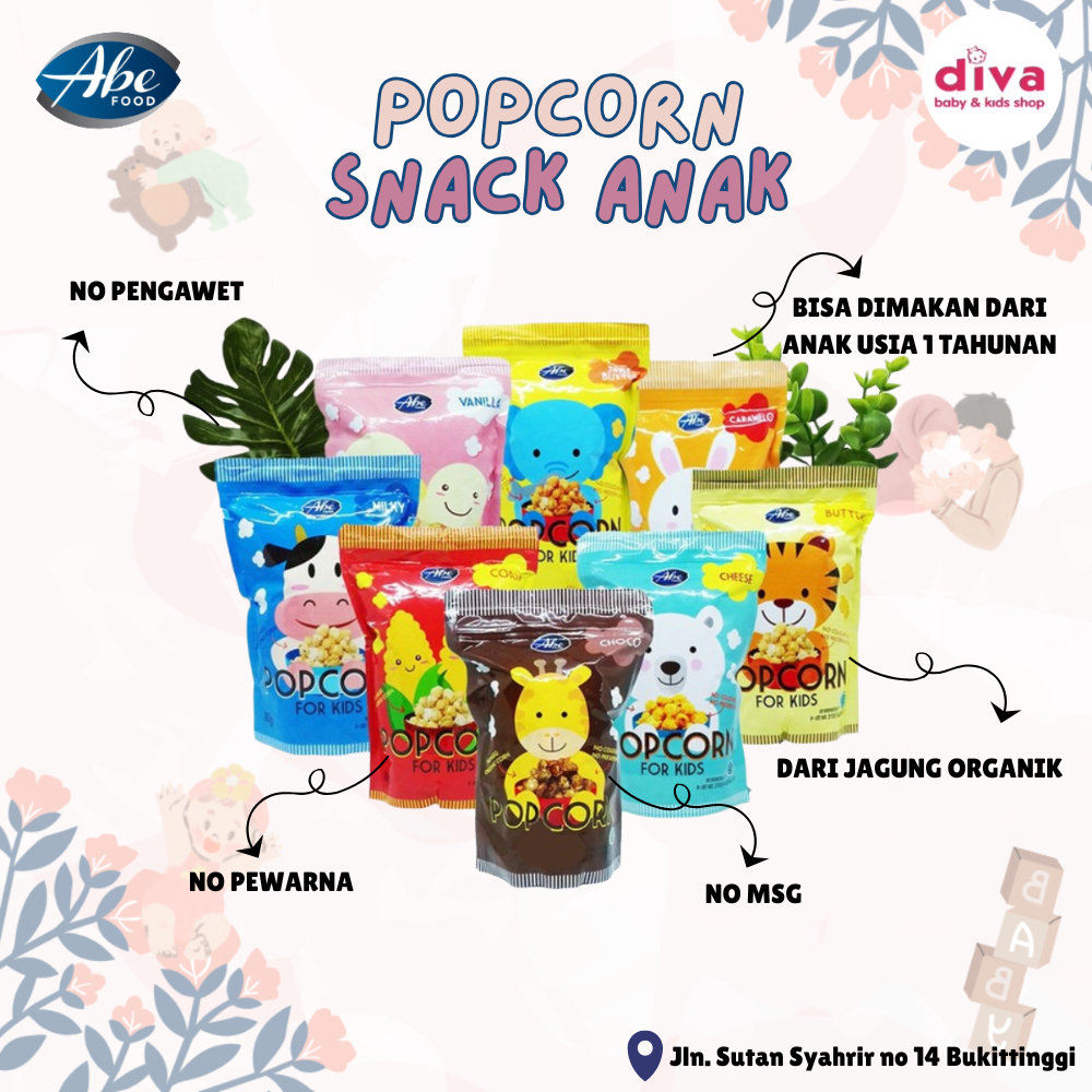 

Snack Bayi Pop corn | Abe food popcorn 1+