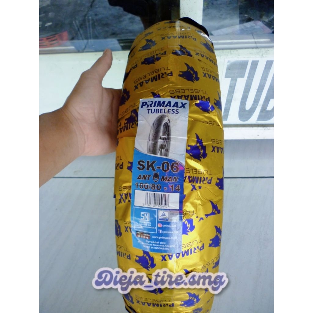 Ban motor primax Sk06 80/80, 90/80,100/80 ring 14 Tubeless