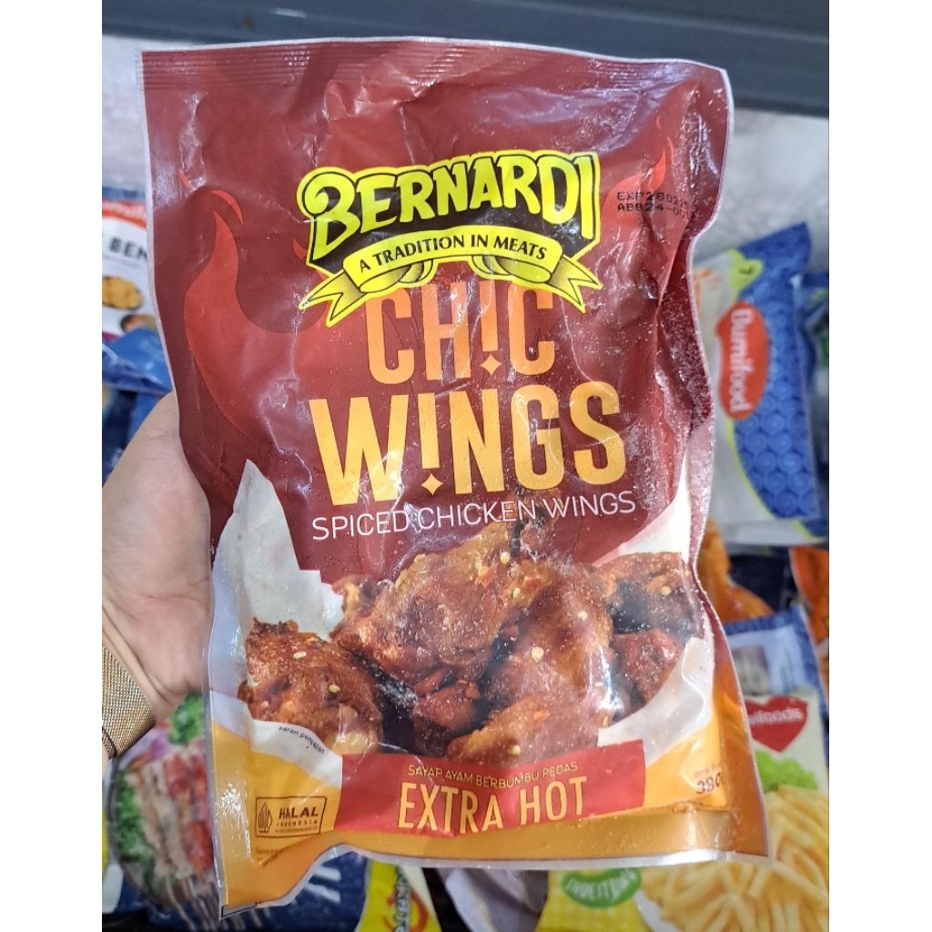 

BERNARDI CHIC WHINGS / SAYAP AYAM BERBUMBU PEDAS 380GR