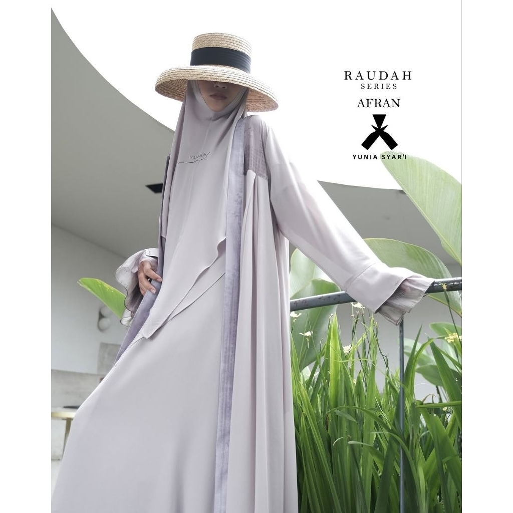 RAUDAH AFRAN SET BERGO by YUNIA SYAR'I