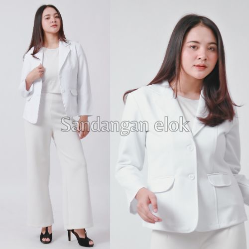 Blazer Putih Wanita | Jas Wanita
