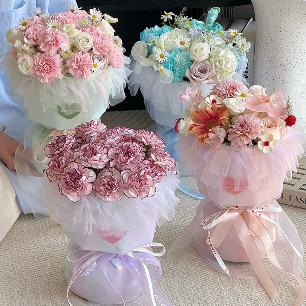 

[1 PCS] Kain Sutra Organza Korea | Kain Pembungkus Buket Bunga | Flower Bouquet Wrapping | Hiasan Dekorasi