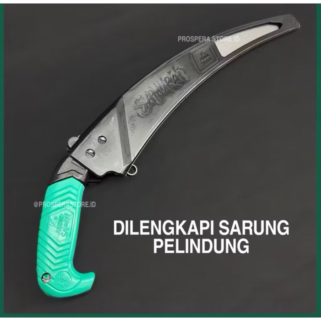 Gergaji Kopi Samurai 100% ORIGINAL JAPAN Super Tajam Potong Dahan Ranting Pohon - Gergaji Samurai As