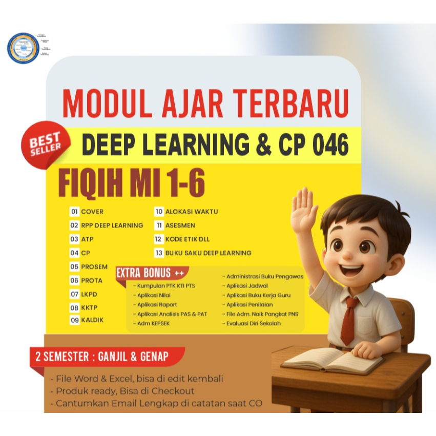 

PERANGKAT MODUL AJAR DEEP LEARNING TERBARU MAPEL FIQIH JENJANG MI KELAS 1,2,3,4,5,6