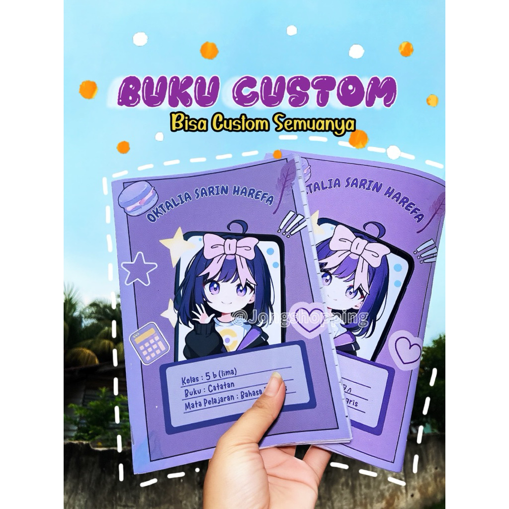

Buku Tulis Custom | Buku Catatan dan Latihan | Buku Harian dan lainnya