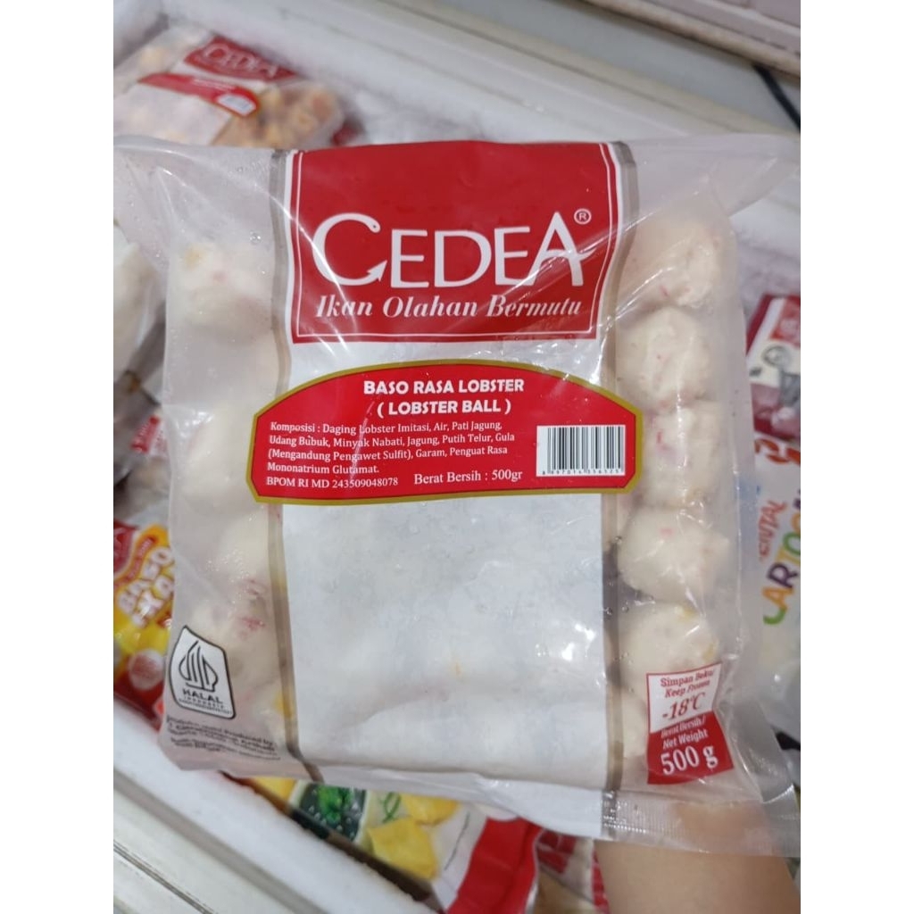 

CEDEA BAKSO RASA LOBSTER / LOBSTER BALL 500GR