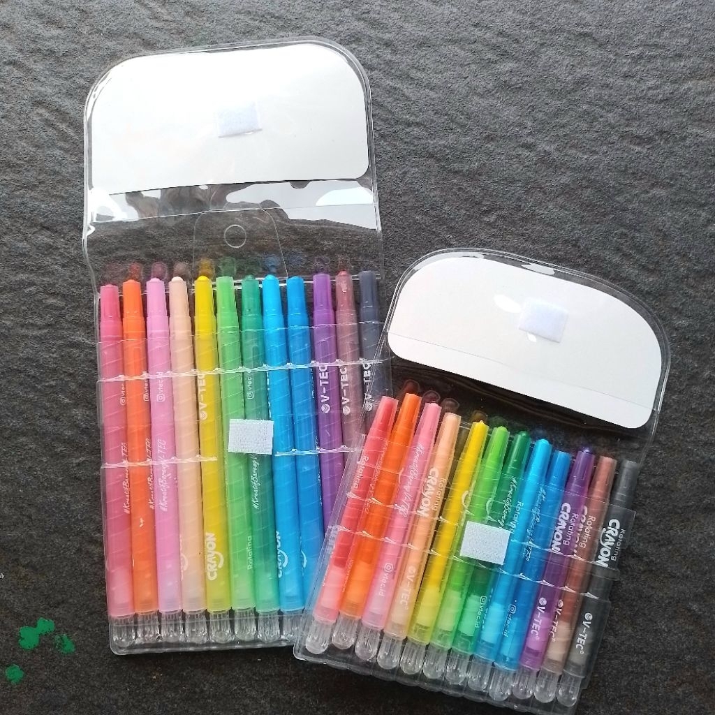 

Crayon Putar Twist Crayon V-TEC 12 Warna ( Set ) [ Original ]