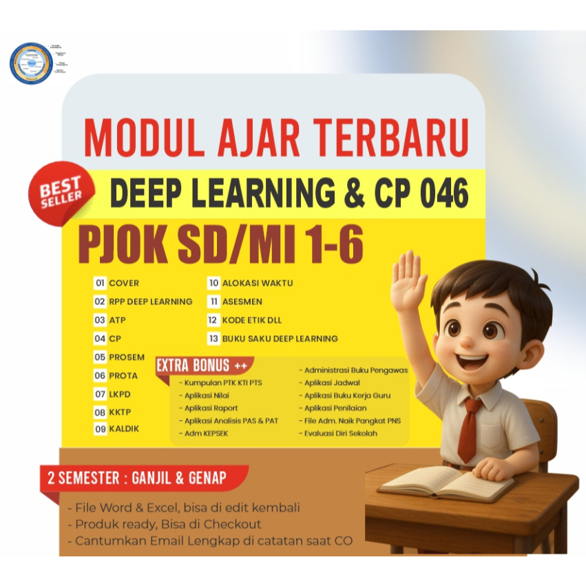 

PERANGKAT MODUL AJAR DEEP LEARNING MEPEL PJOK JENJANG SD KELAS 1,2,3,4,5,6
