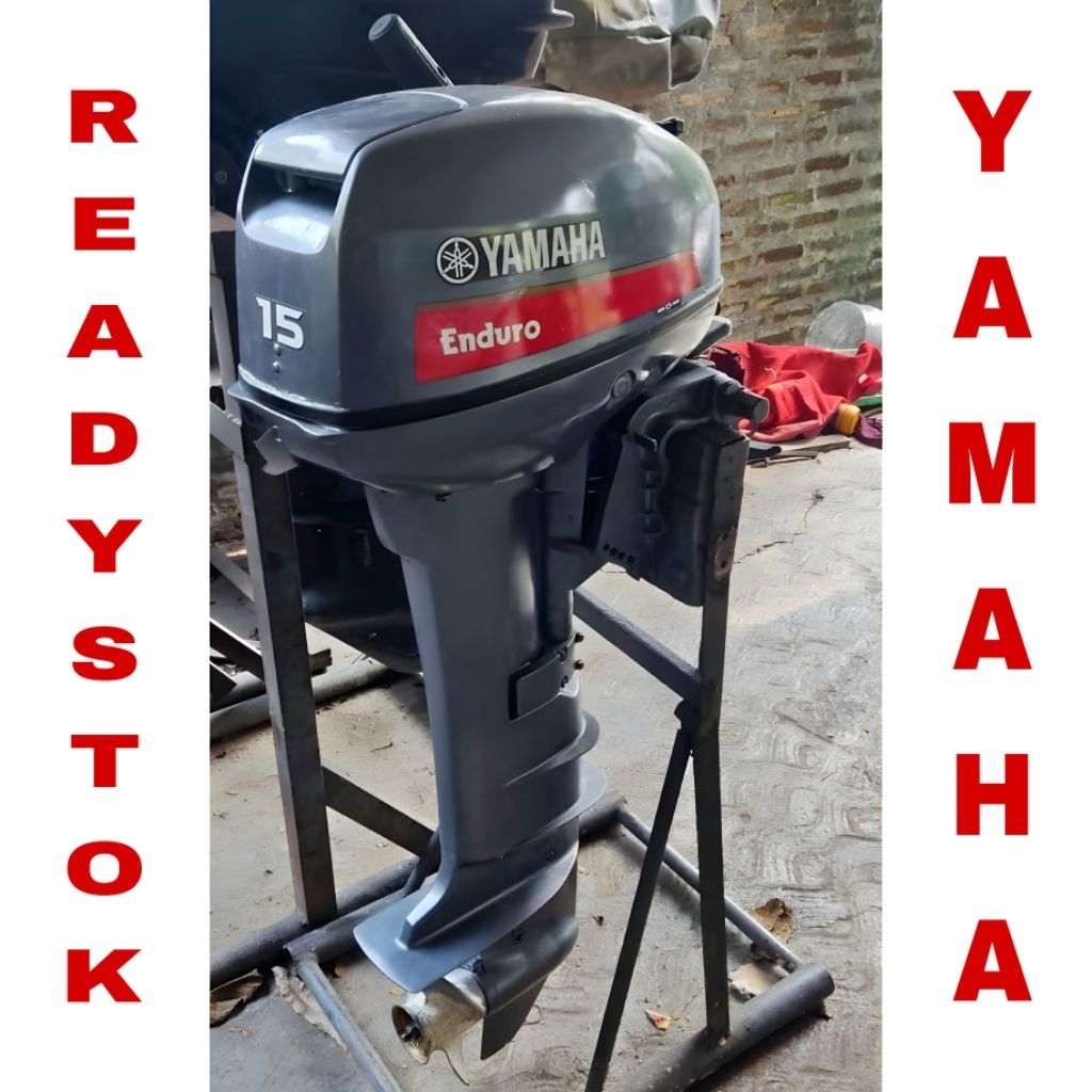 Mesin Perahu Tempel Yamaha 15 Pk Bekas Second Mesin Tempel Perahu OutBoard