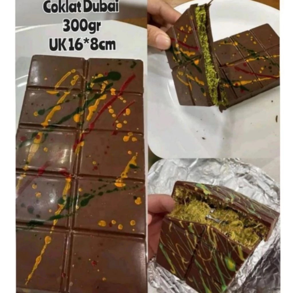 

COKLAT DUBAI ORI ISI KUNAFA PISTACHIO HOMEMADE PREMIUM