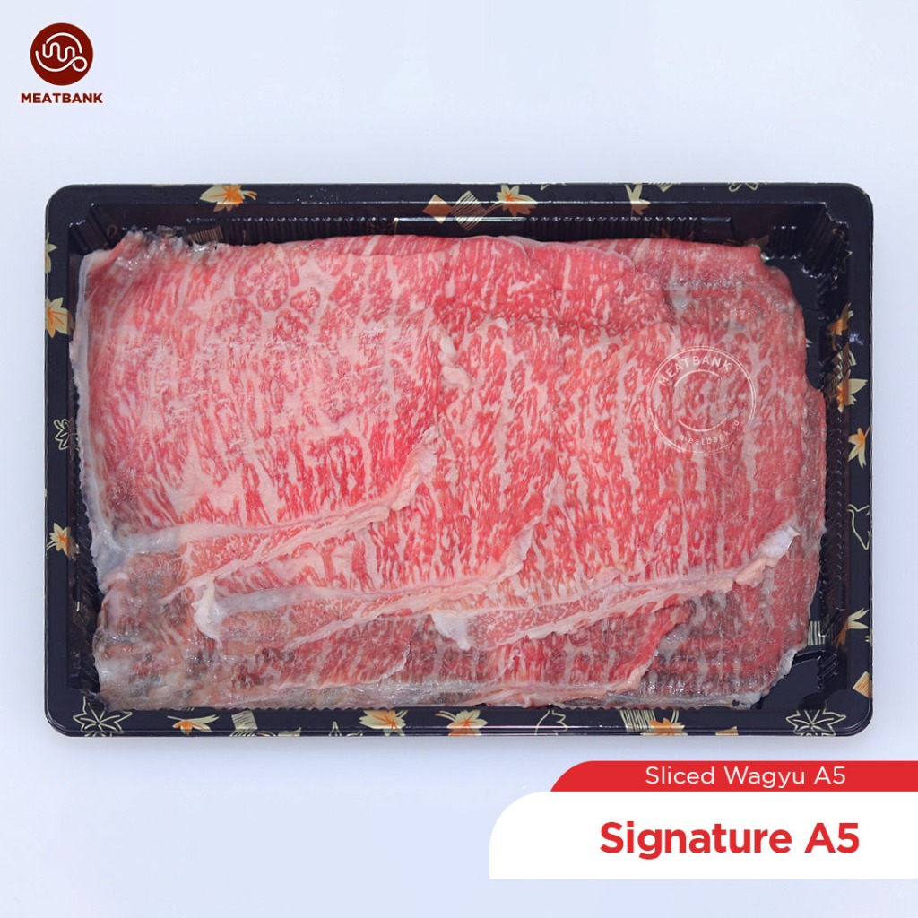 

MEATBANK JAPAN WAGYU A5 SLICE Kobe Beef Shabu Teppanyaki Hotpot Steak