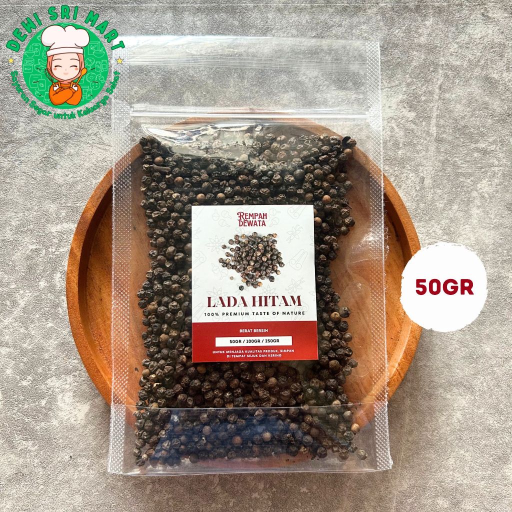 

Lada Hitam / Merica Hitam 50gr - Dewi Sri Mart
