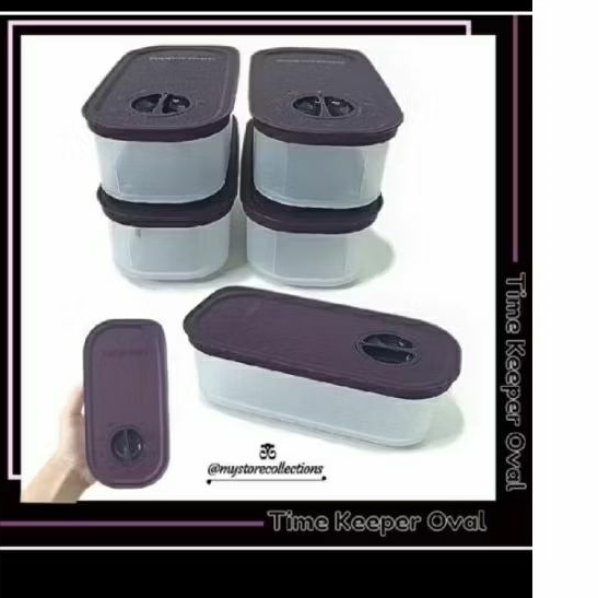 Time keeper oval tupperware