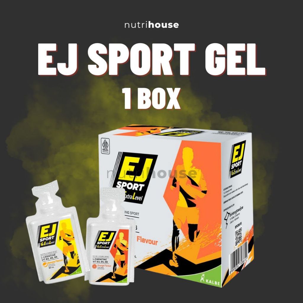 

EJ Sport Gel - 1 box isi 5 Tubs - Energy Gel Stamina Olahraga