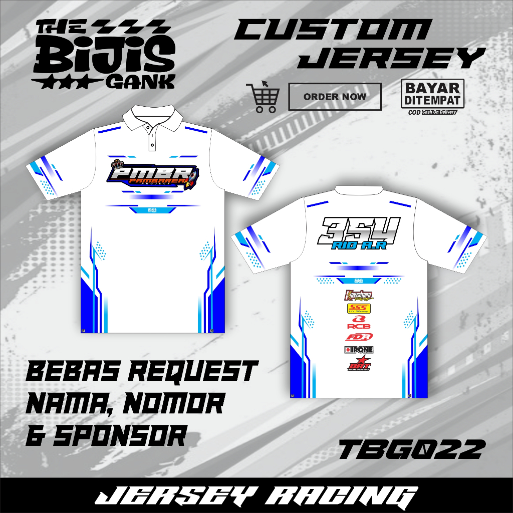 Jersey Racing Custom Full Printing Baju Balap JERSEY RACING Jersey Racing Custom Full Printing Jerse