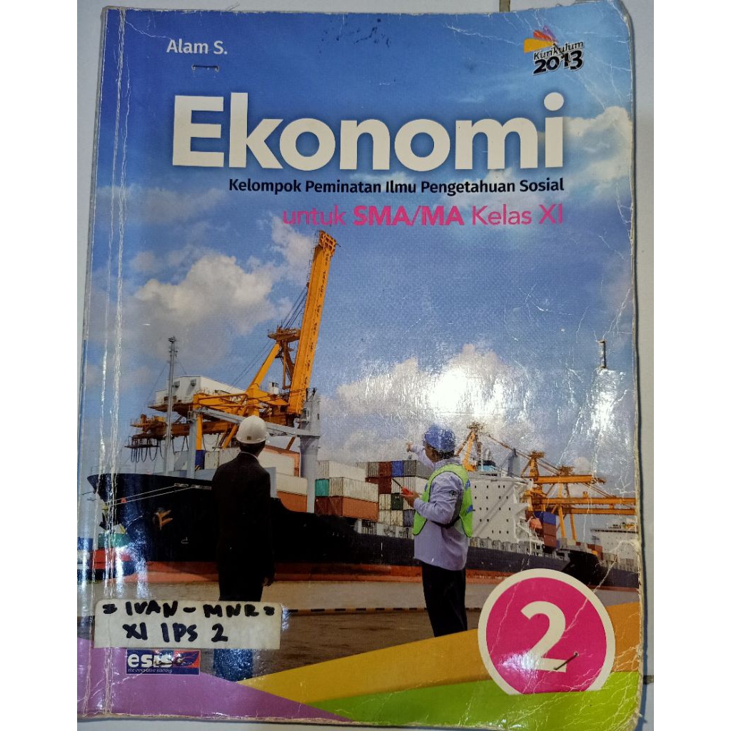 Buku Ekonomi Kelompok Peminatan IPS untuk SMA kelas 11 dan 12