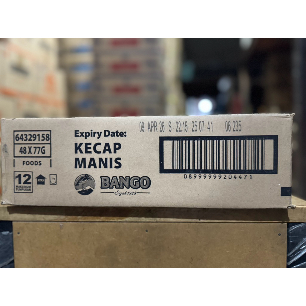 

Kecap bango 77gram @ 48 pcs / 1 dus