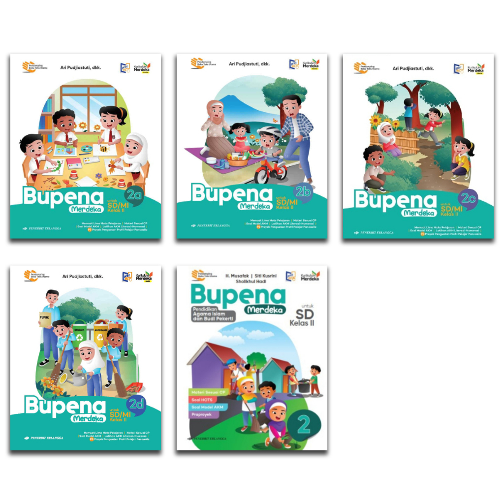 BUKU BUPENA ERLANGGA KELAS 2 SD KURIKULUM MERDEKA