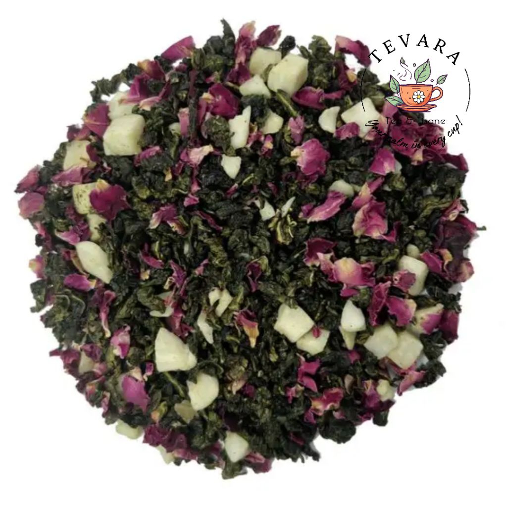 

VELVET BLOOM | Tea Blend Oolong Coconut Rose 15g | Teh Oolong dengan Kelapa dan Mawar