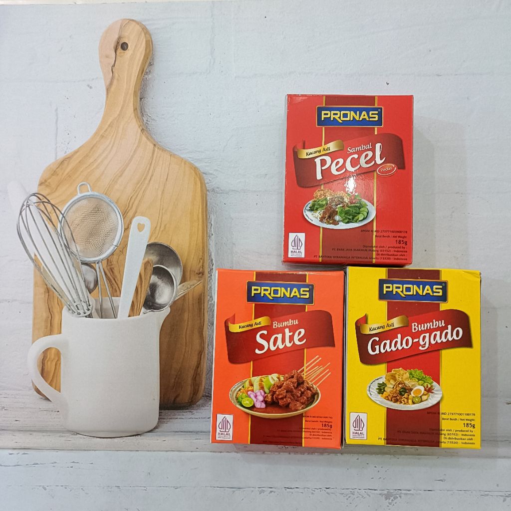 

PRONAS BUMBU INSTANT ( PECEL/GADO²/SATE )