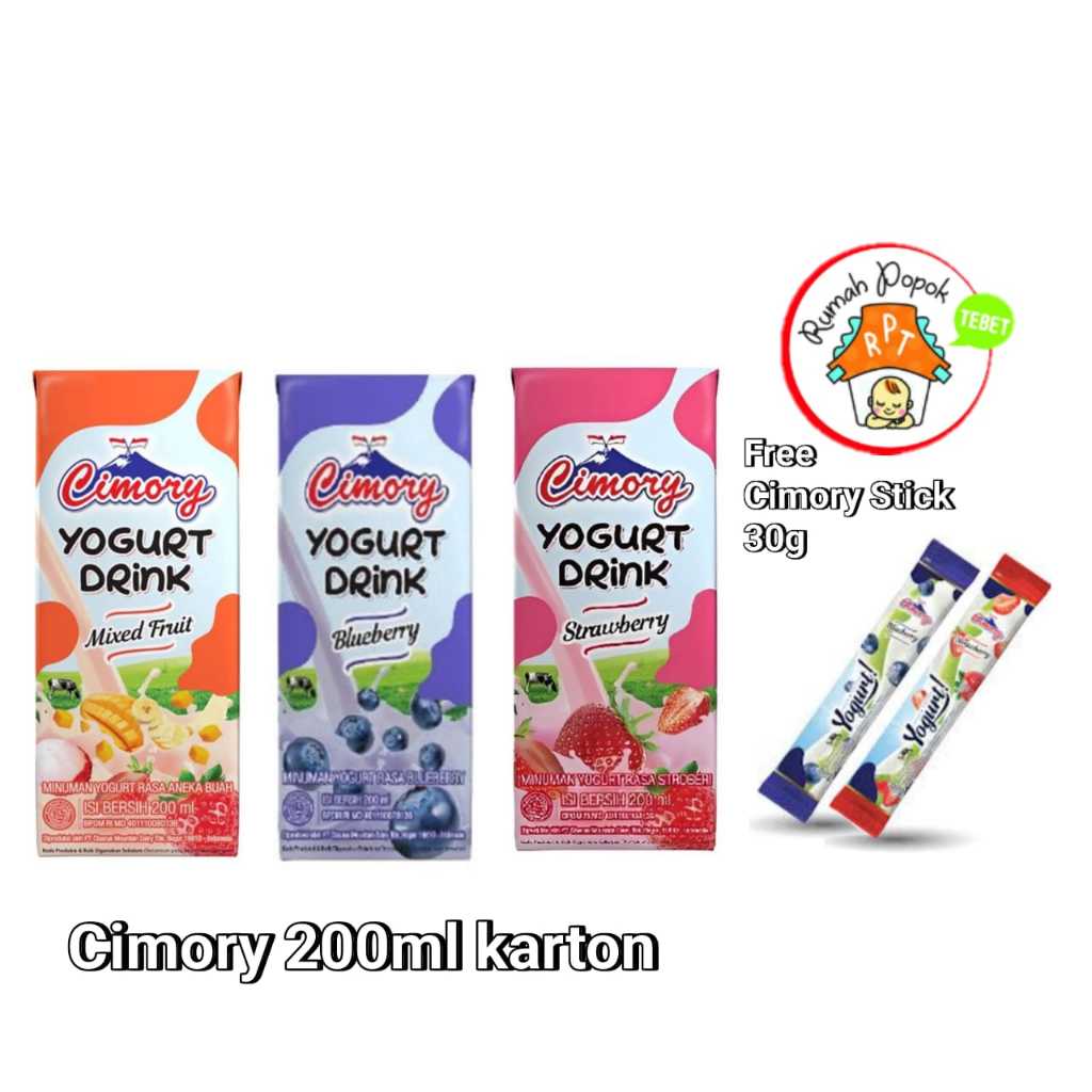 

Cimory Yoghurt 200ml Strawberry Blueberry Mixberry Per Dus isi 24pcs