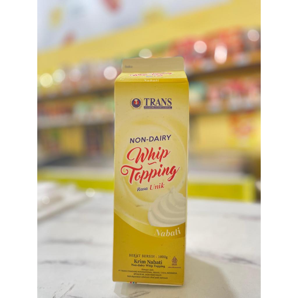 

Trans Non Dairy Whip Topping 1.000gr I Krim Nabati