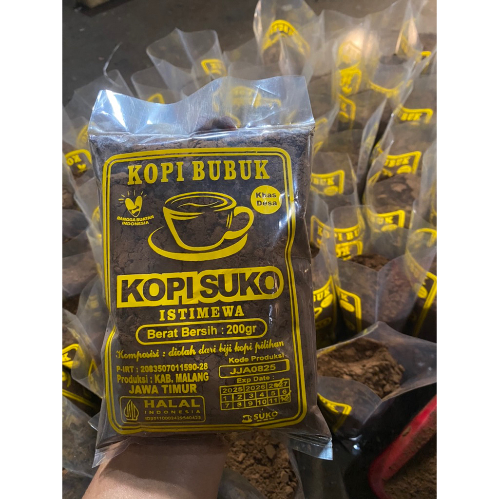 

[Termurah] Bubuk kopi Suko khas desa 200g