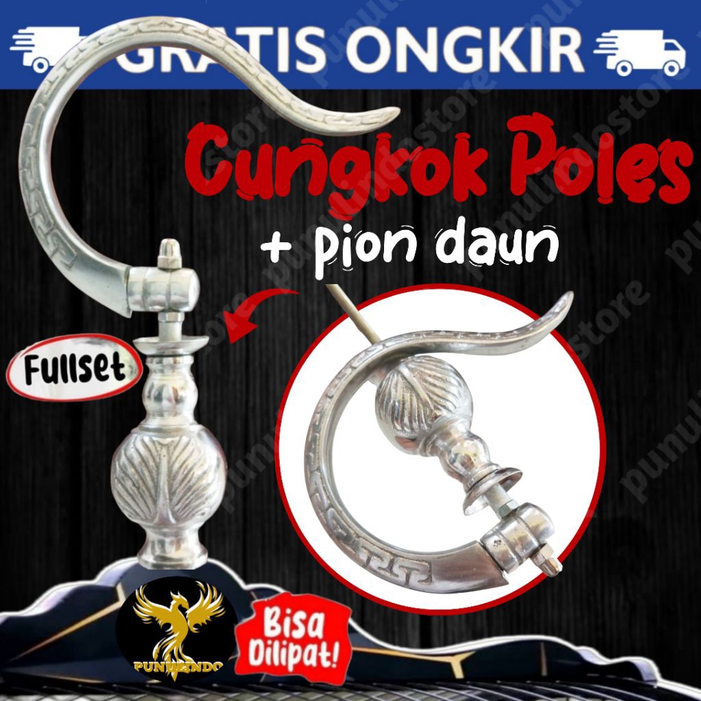 Gantungan Sangkar Lipat Cungkok Fullset Pion Daun Kandang Sangkar Burung
