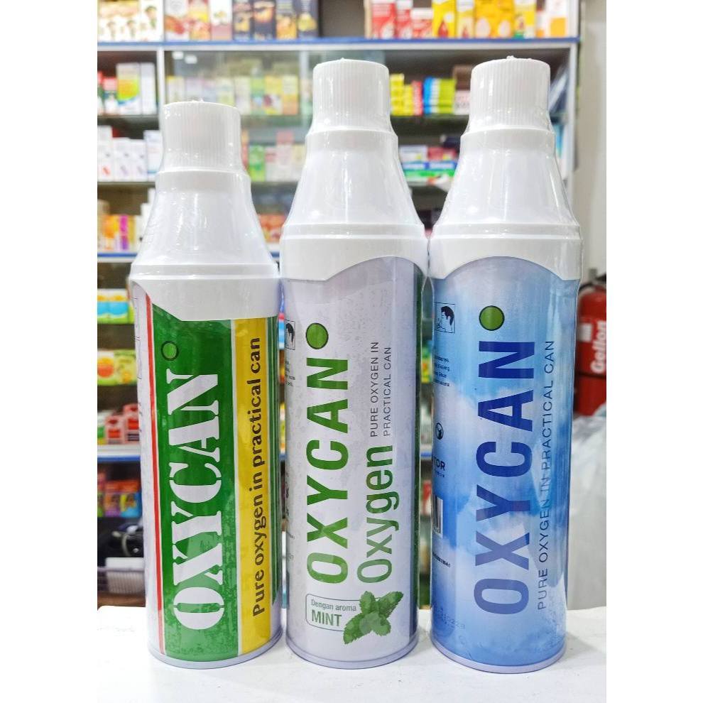 Oxycan Green Kaleng Oksigen Portable Tabung Oksigen Portable