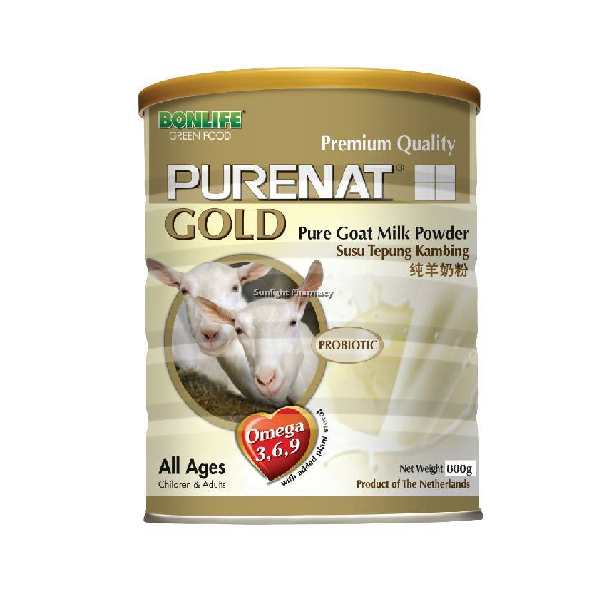 

Purenat Pure Goat Milk Powder GOLD 800gr Susu Kambing Purenat