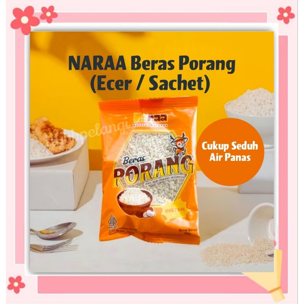 

Promo NARAA Beras Porang Beras Shirataki Konjac Rice Beras Diet Beras Diabetes Halal ECER 50 Gram Bebas Gula