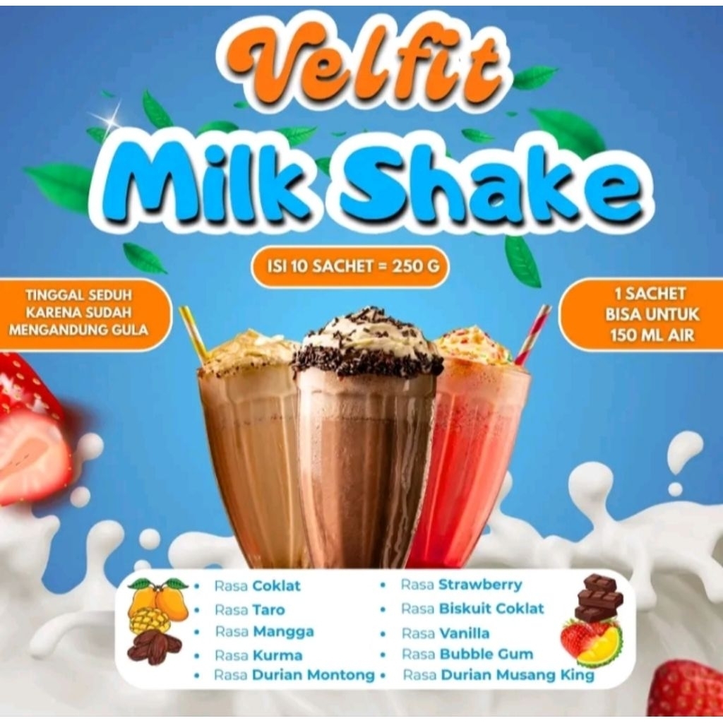 

Minuman Milk Velfit Shake