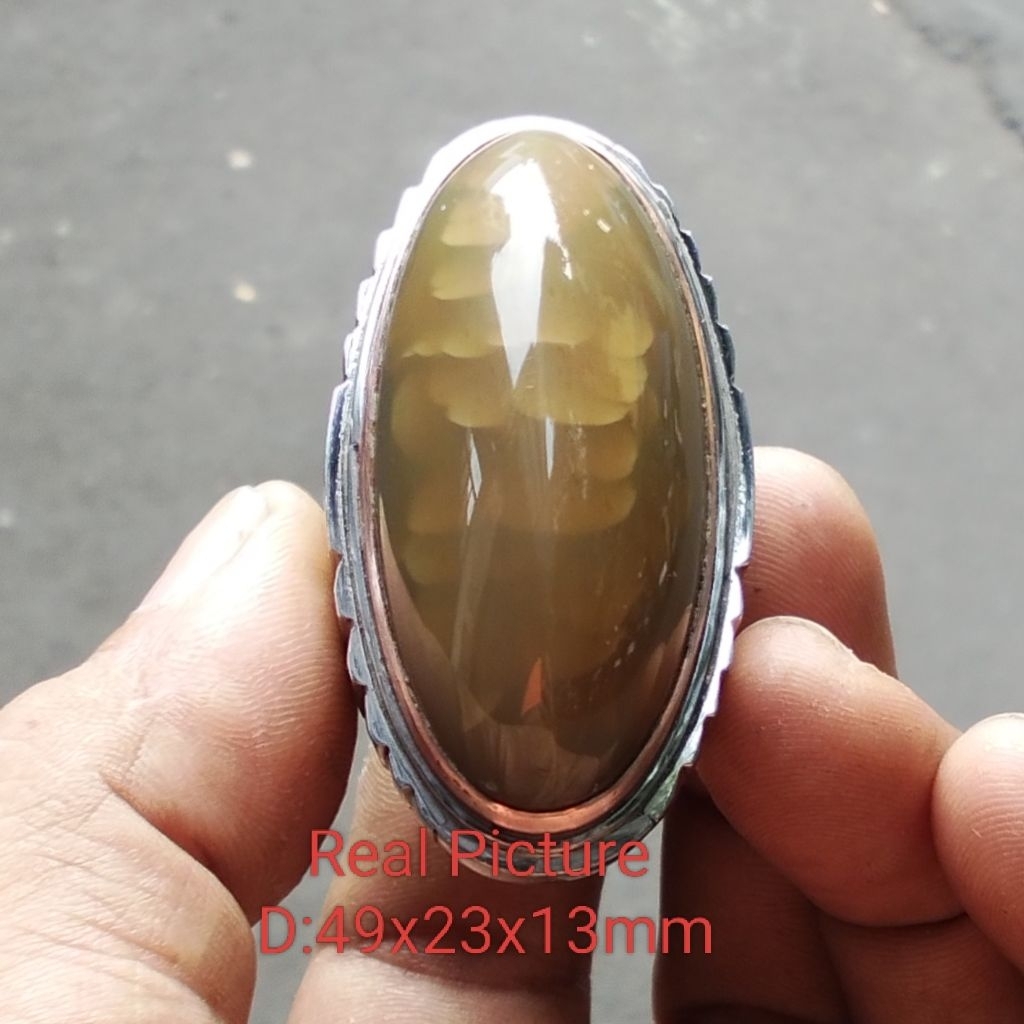 Batu Akik Pandan Sisik Naga Natural Bigsize (Babon) Top real Quality (Realpic) stok 1