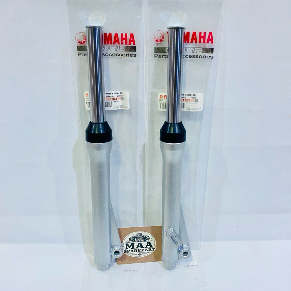 As Shock Depan Plus Tabung Silver Tromol Fizr Alfa Sigma Crypton Vega R Lama