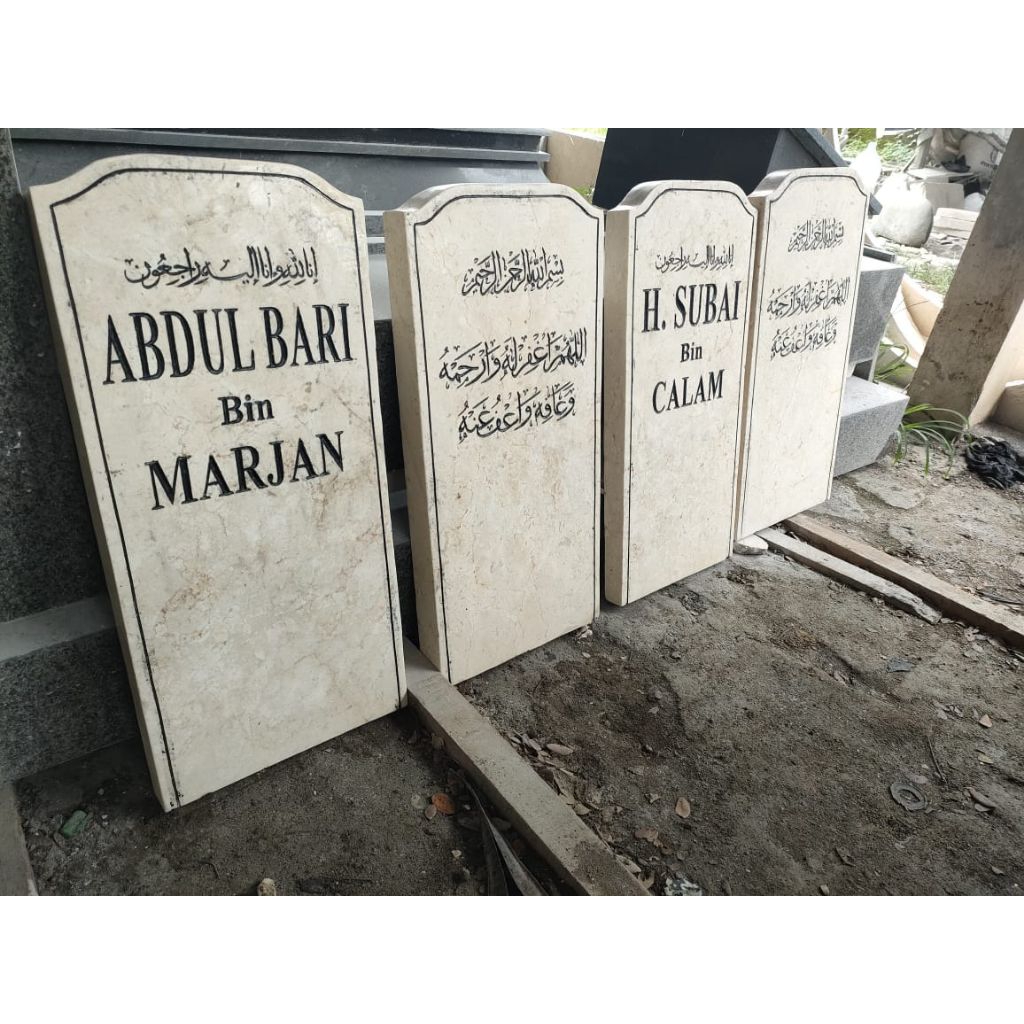 Nisan Marmer Nisan Marmer Murah Nisan Tancap Nisan Tancap Marmer Murah Nisan Makam Terlaris Patok Ma