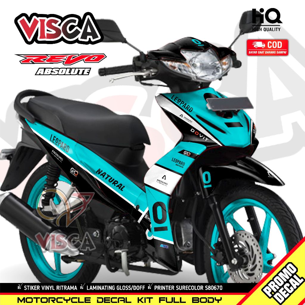 Decal Revo Absolute 110 Full Body Decal Absolute Revo Full Body Stiker Revo Absolute 110 Full Body S