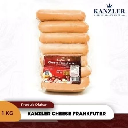 

Kanzler Cheese Frankfurter Sausage | Sosis Sapi Isi Keju 1Kg