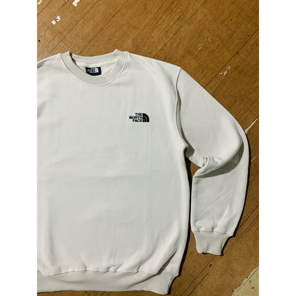 Crewneck TNF Logo Abu Tebal Flecee