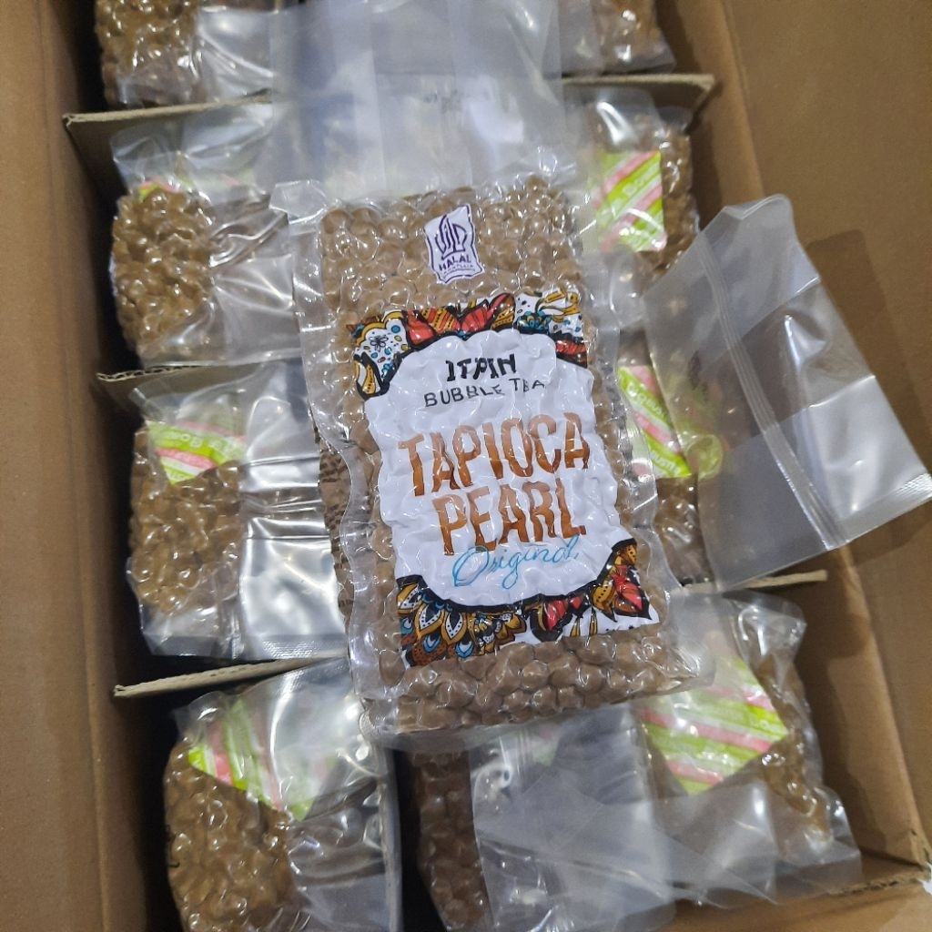 

Boba Tapioca Pearl 1 Kg / Boba Tapioka / Boba Kiloan