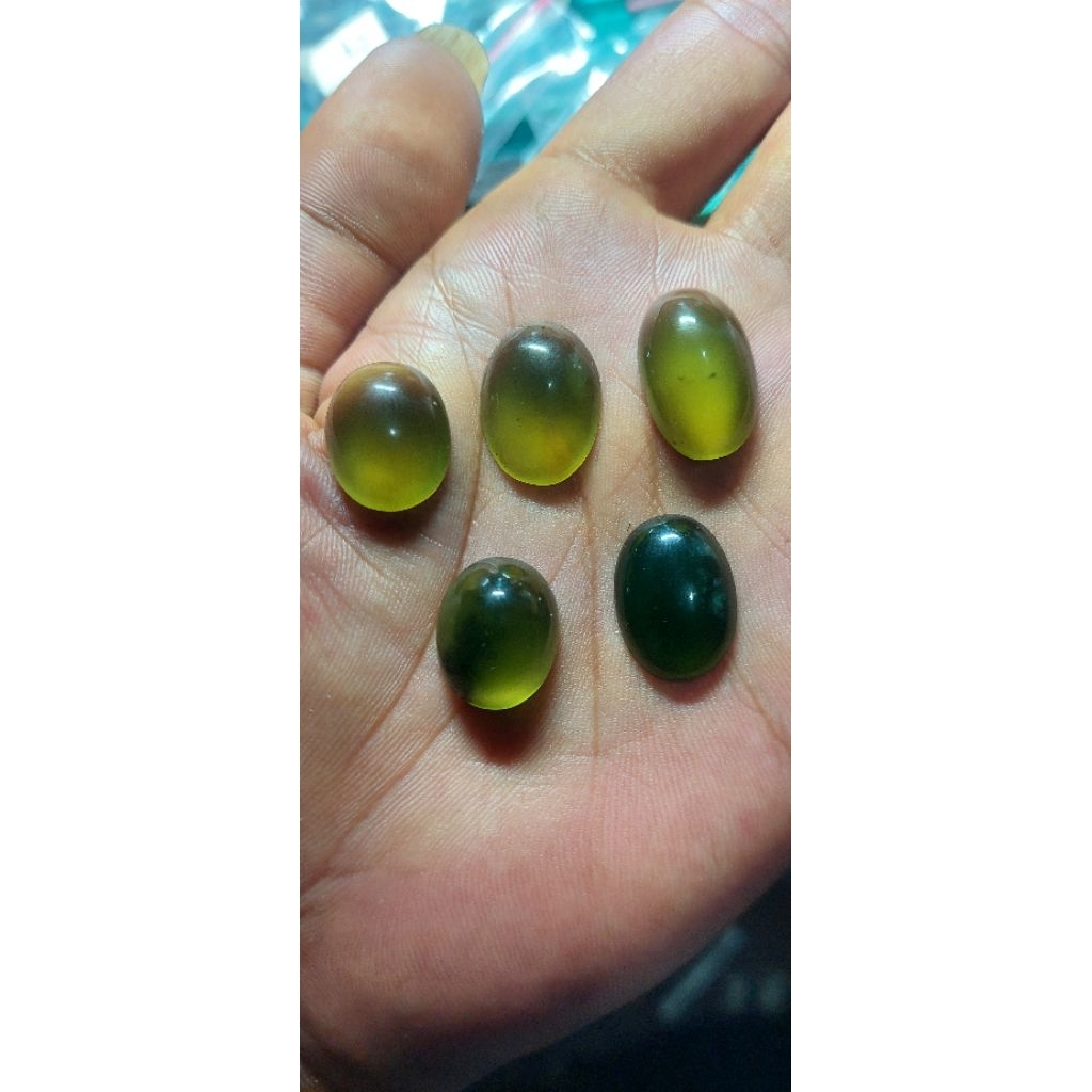 5 pcs Natural giok aceh