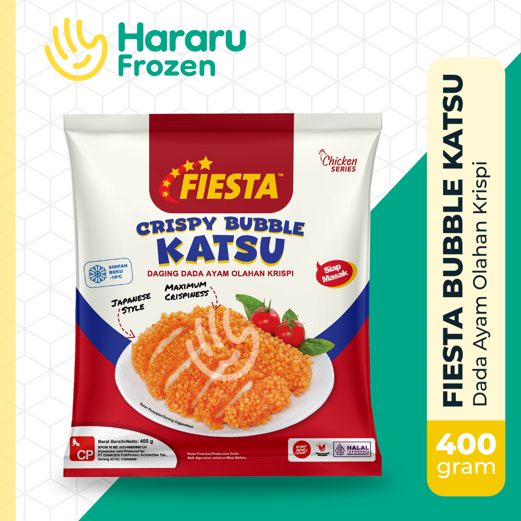 

FIESTA Crispy Bubble Katsu | Dada Ayam Olahan Krispi 400 gram