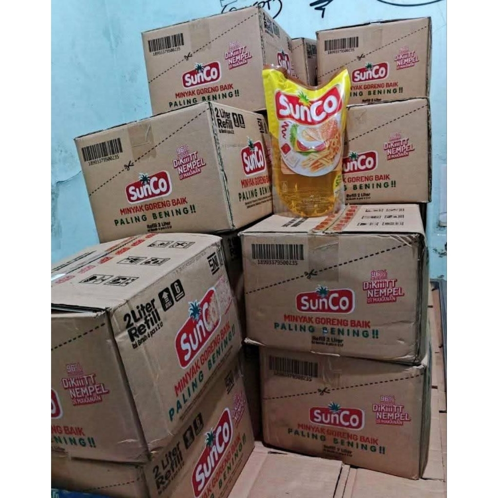 

MINYAK GORENG SUNCO 1 LITER 1 KARTON/DUS